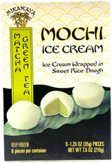 MIKAWAYA MOCHI ICE CREAM  6PC - MATCHA GREEN TEA
