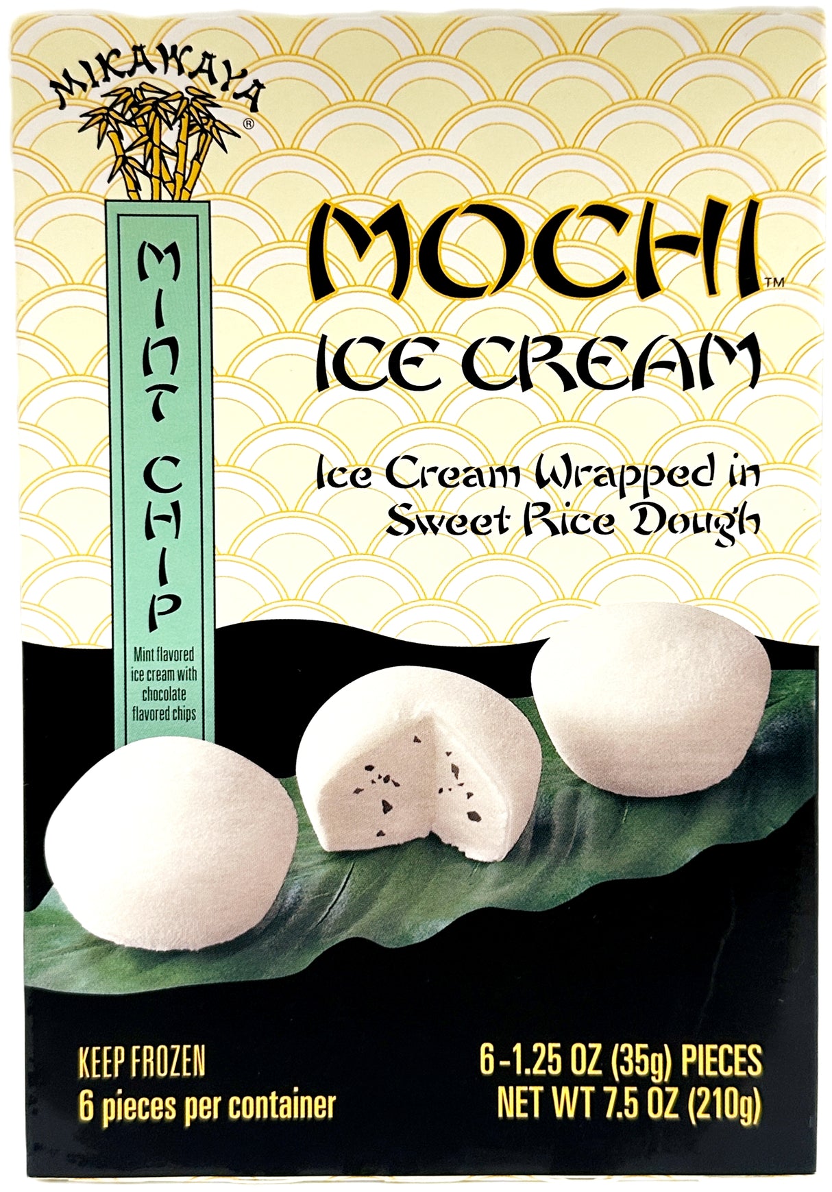 MIKAWAYA MOCHI ICE CREAM  6PC - MINT CHIP
