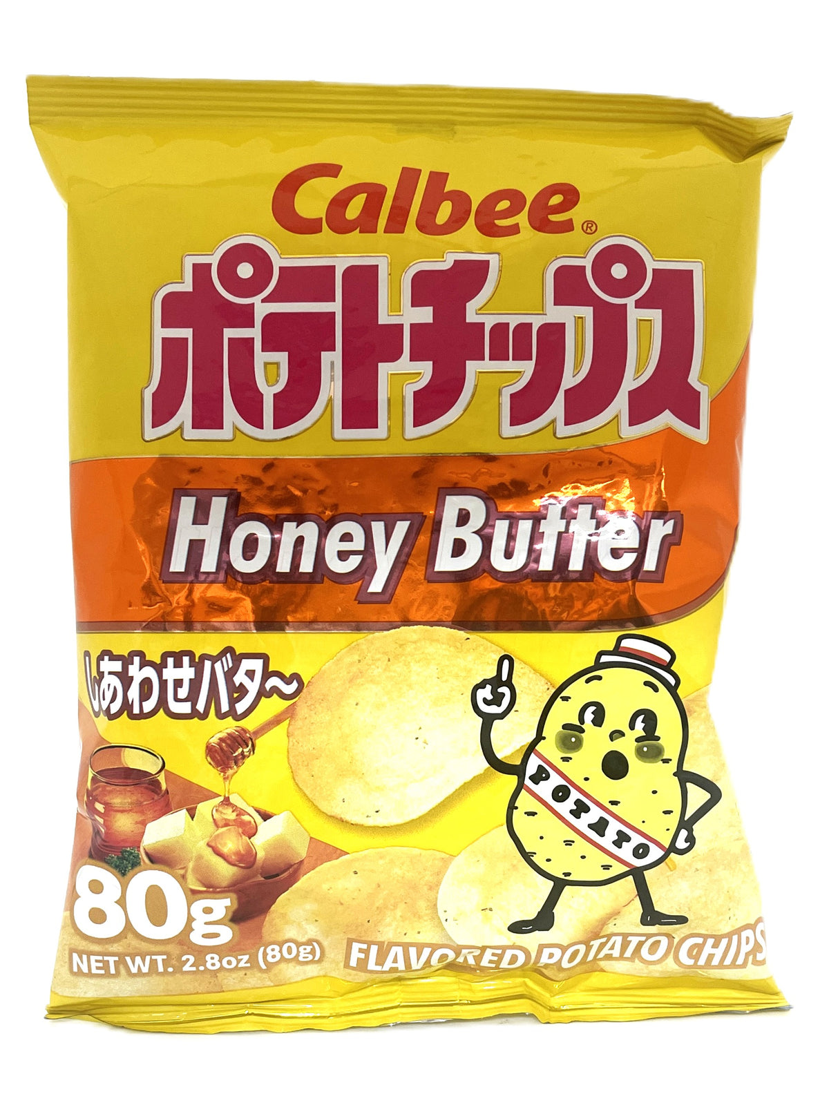CALBEE HONEY BUTTER POTATO CHIPS (2.8oz)