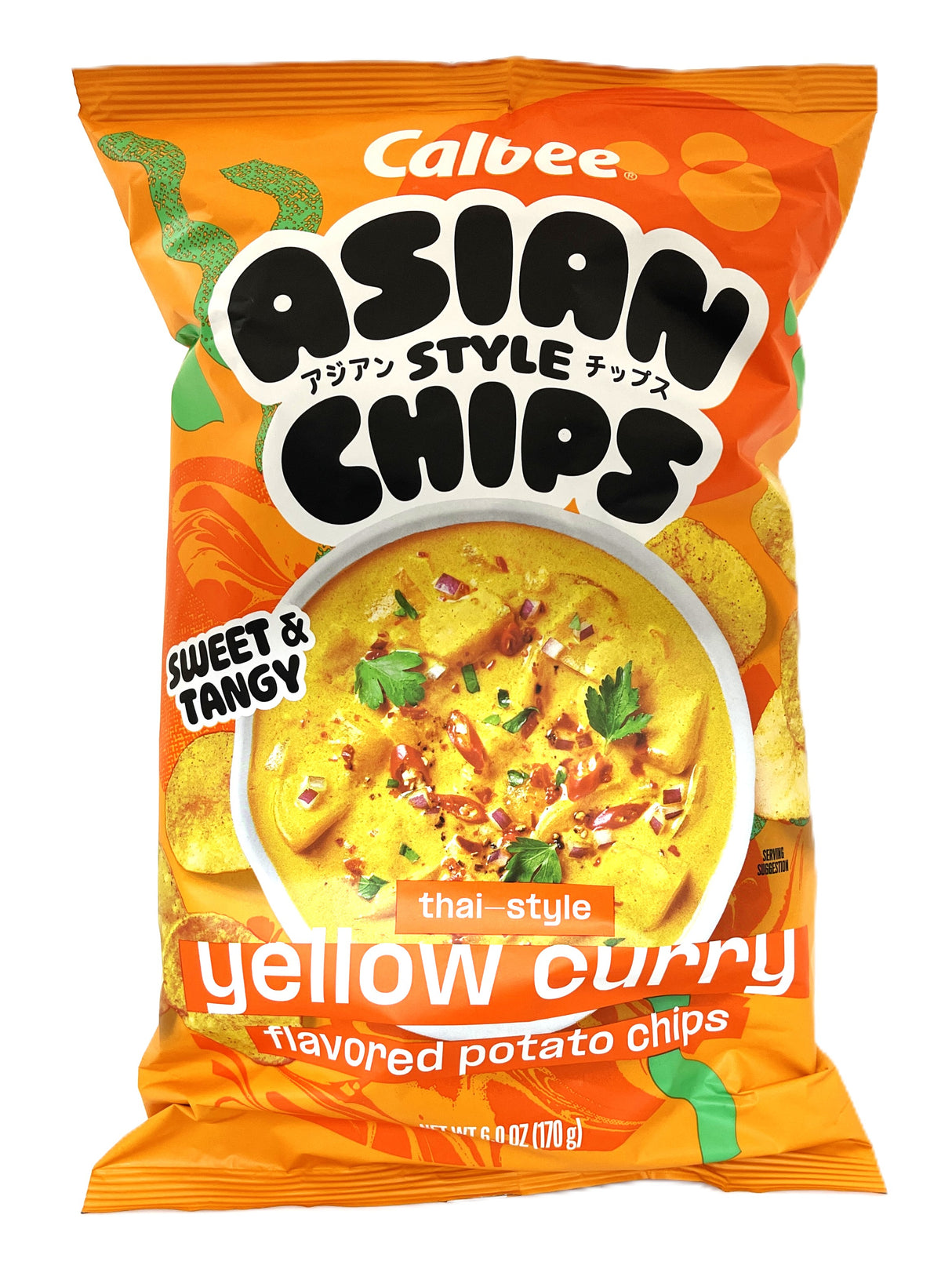 CALBEE ASIAN STYLE CHIPS - YELLOW CURRY (6oz)