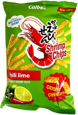 CALBEE SHRIMP CHIPS - CHILI LIME (3.3oz)