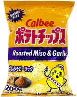 CALBEE POTATO CHIPS - ROASTED MISO & GARLIC (7.05oz)