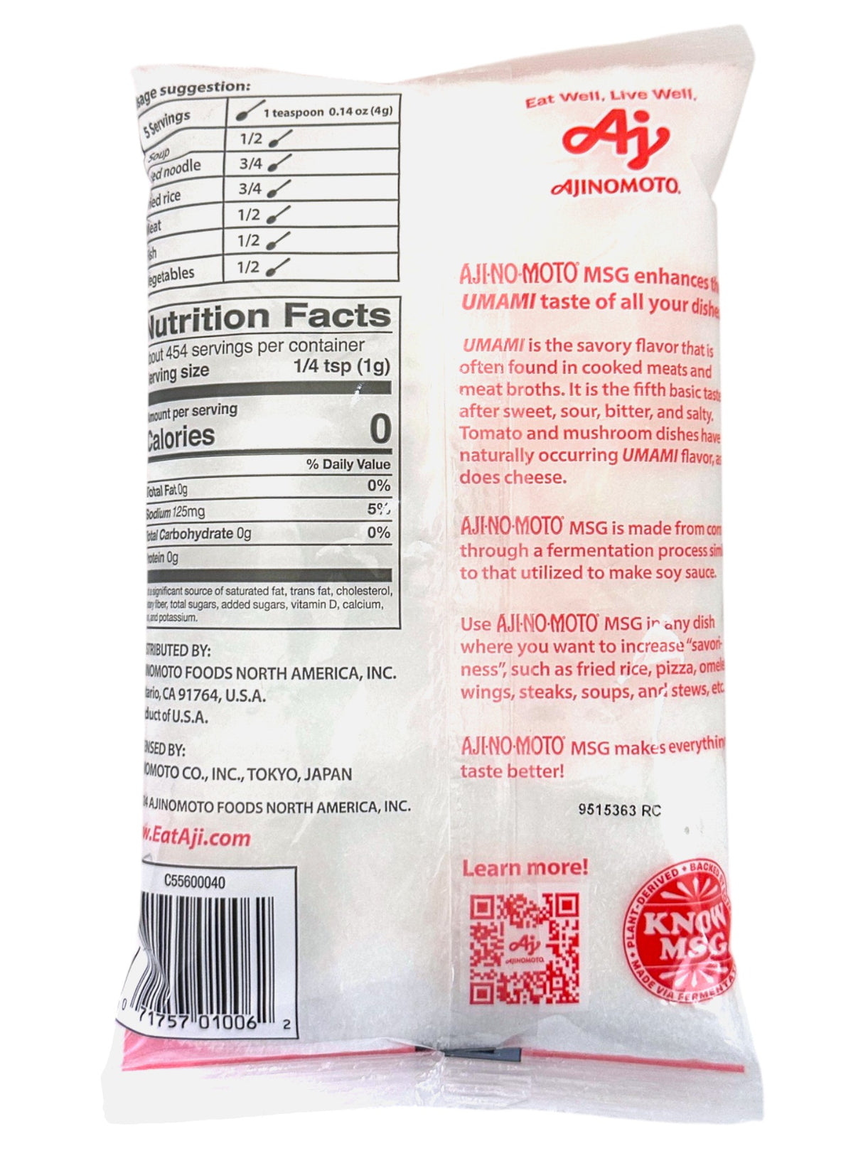 AJINOMOTO MSG UMAMI SEASONING (16oz)