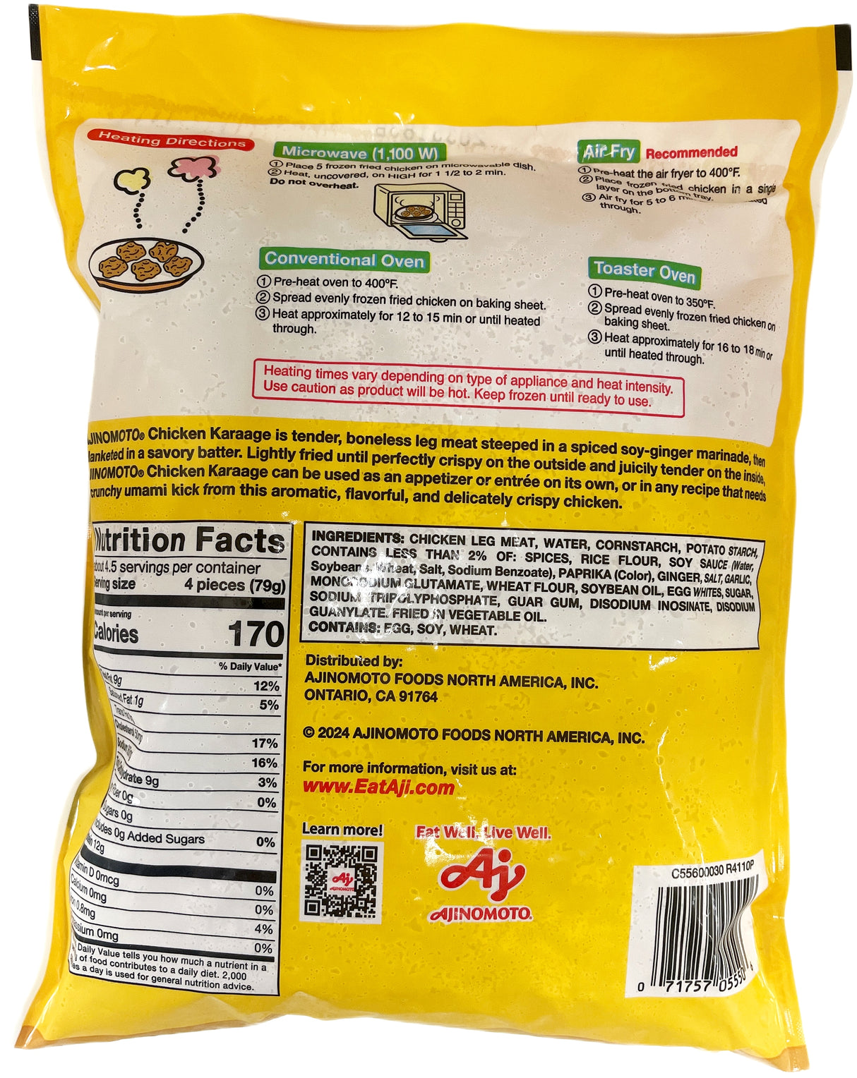 AJINOMOTO FROZEN CHICKEN KARAAGE (12.3oz)