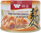 WEI CHUAN FRIED GLUTEN IN SOY SAUCE (6oz)