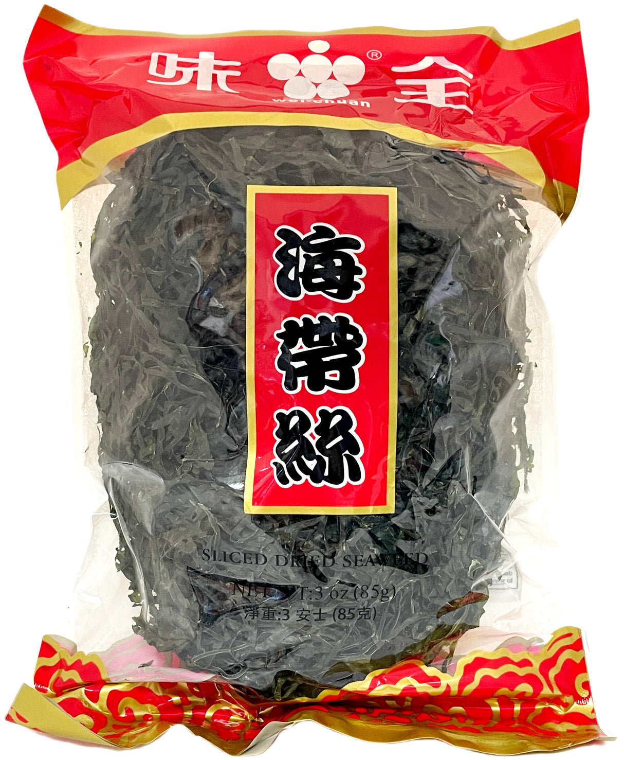 WEI CHUAN DRIED SEAWEED - SLICED (3oz)