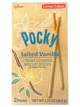 POCKY BISCUIT STICKS 2PK - SALTED VANILLA (1.71oz)