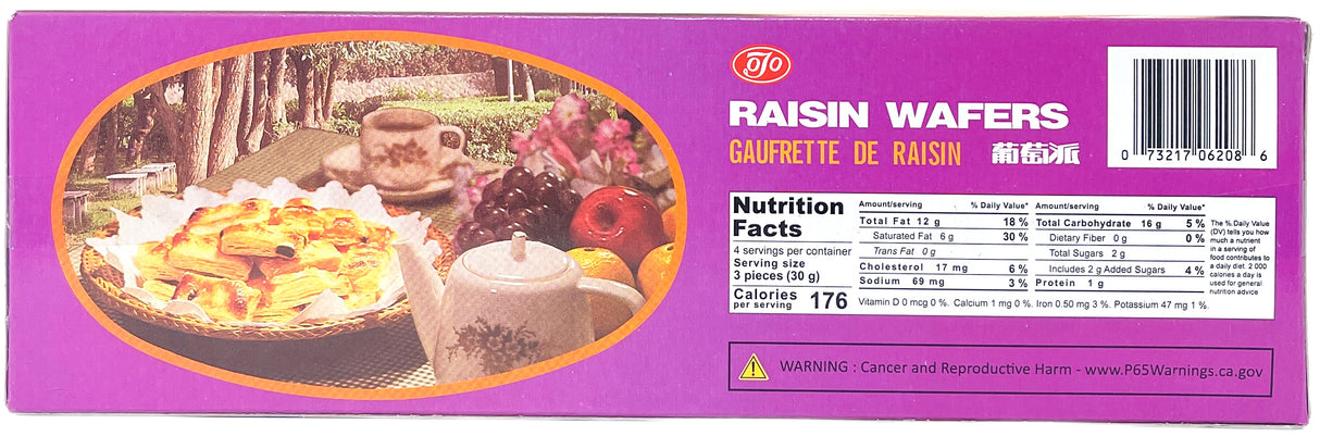 OJO RAISIN WAFERS (4.37oz)