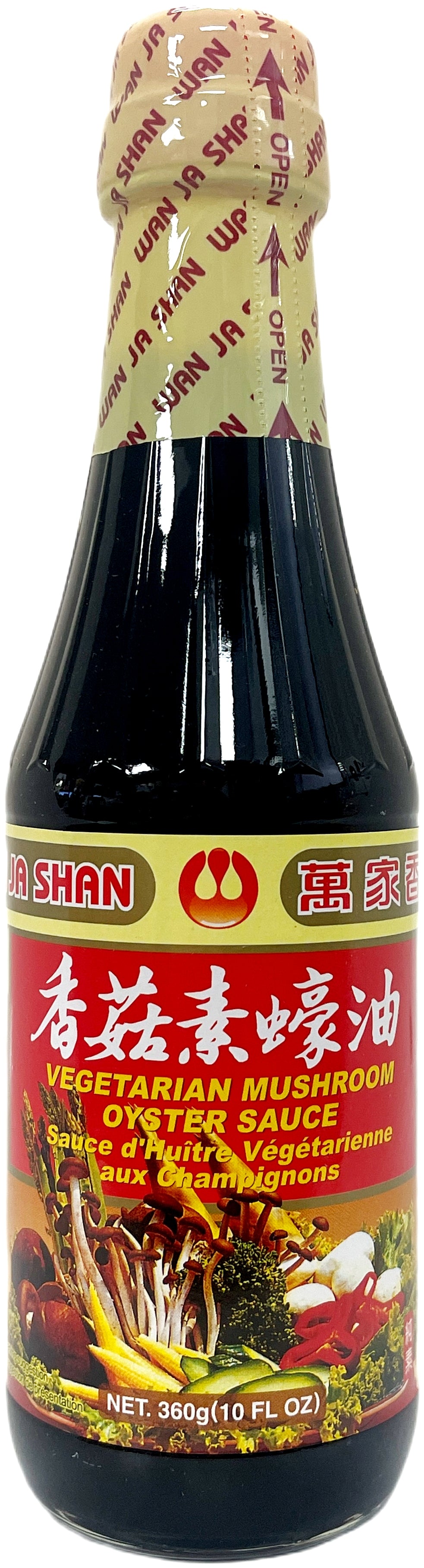 WAN JA SHAN VEGETARIAN MUSHROOM OYSTER SAUCE (10oz)