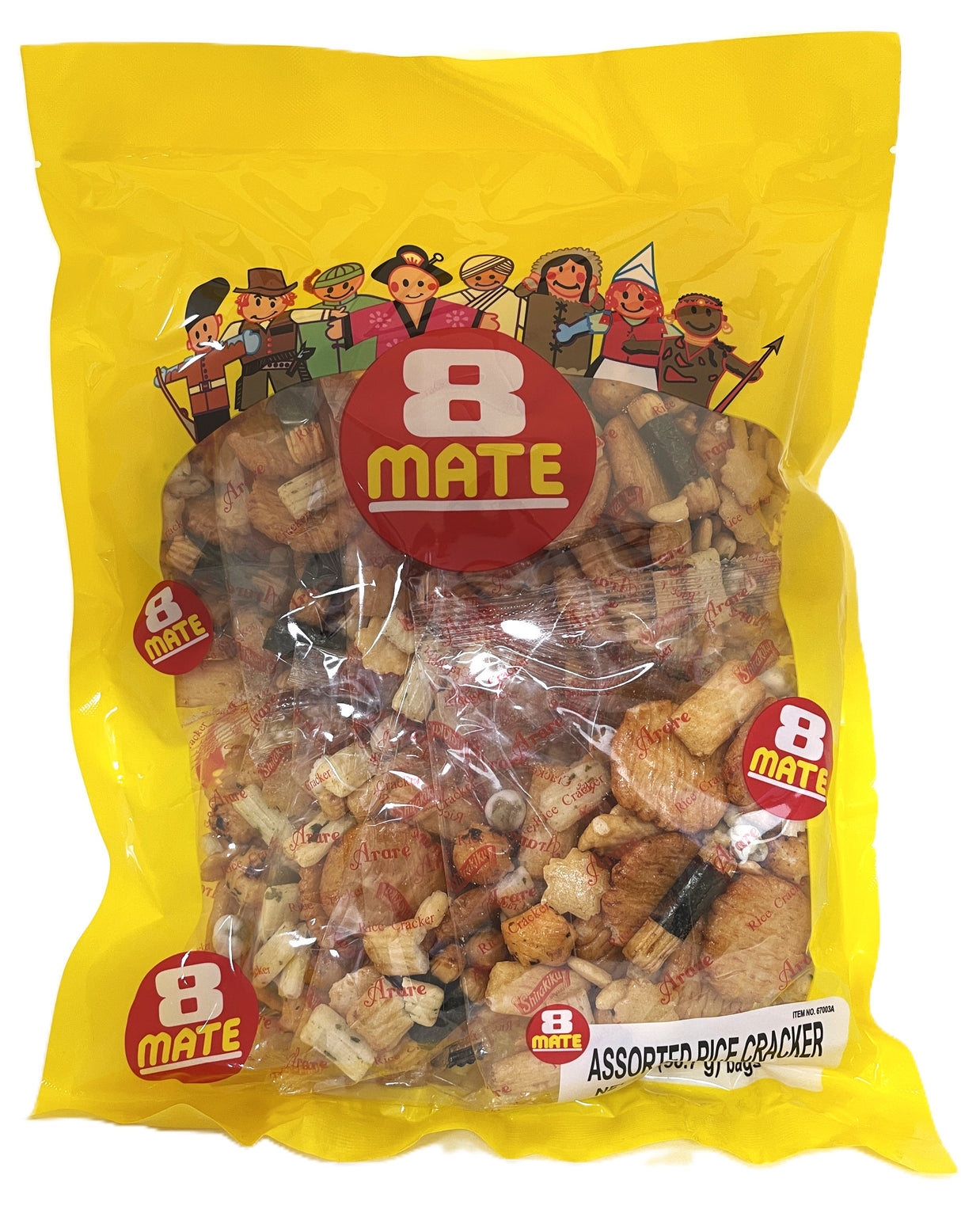 SHIRAKIKU ASSORTED RICE CRACKER 8PK