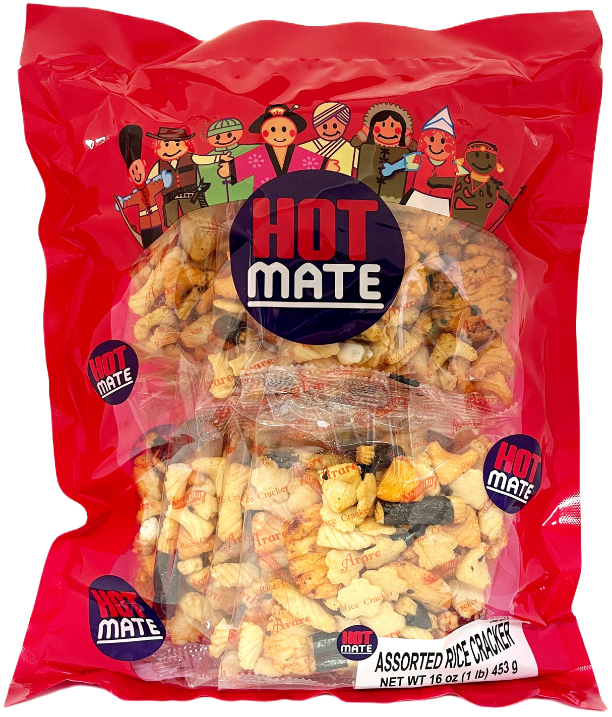SHIRAKIKU ASSORTED HOT RICE CRACKER 8PK