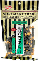 SHIRAKIKU RICE CRACKER WITH SEAWEED - WASABI (3oz)