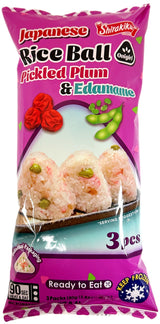 SHIRAKIKU ONIGIRI 3PK - PICKLED PLUM & EDAMAME