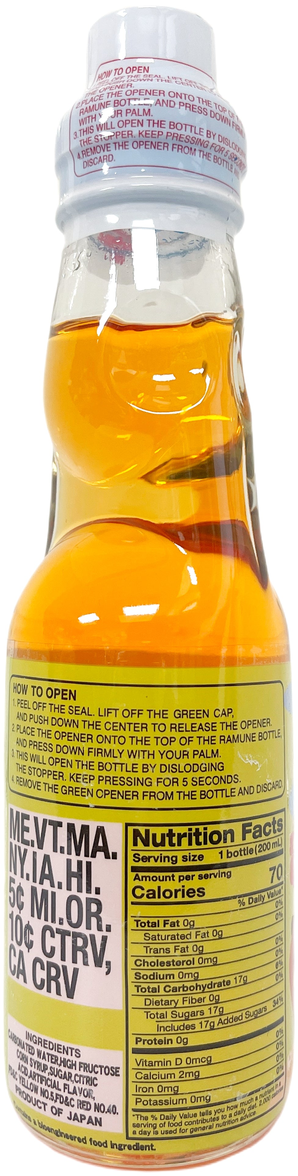 YAPPARI RAMUNE DRINK - MANGO (6.6oz)