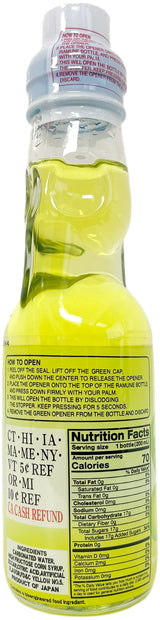 YAPPARI RAMUNE DRINK - GREEN APPLE (6.6oz)