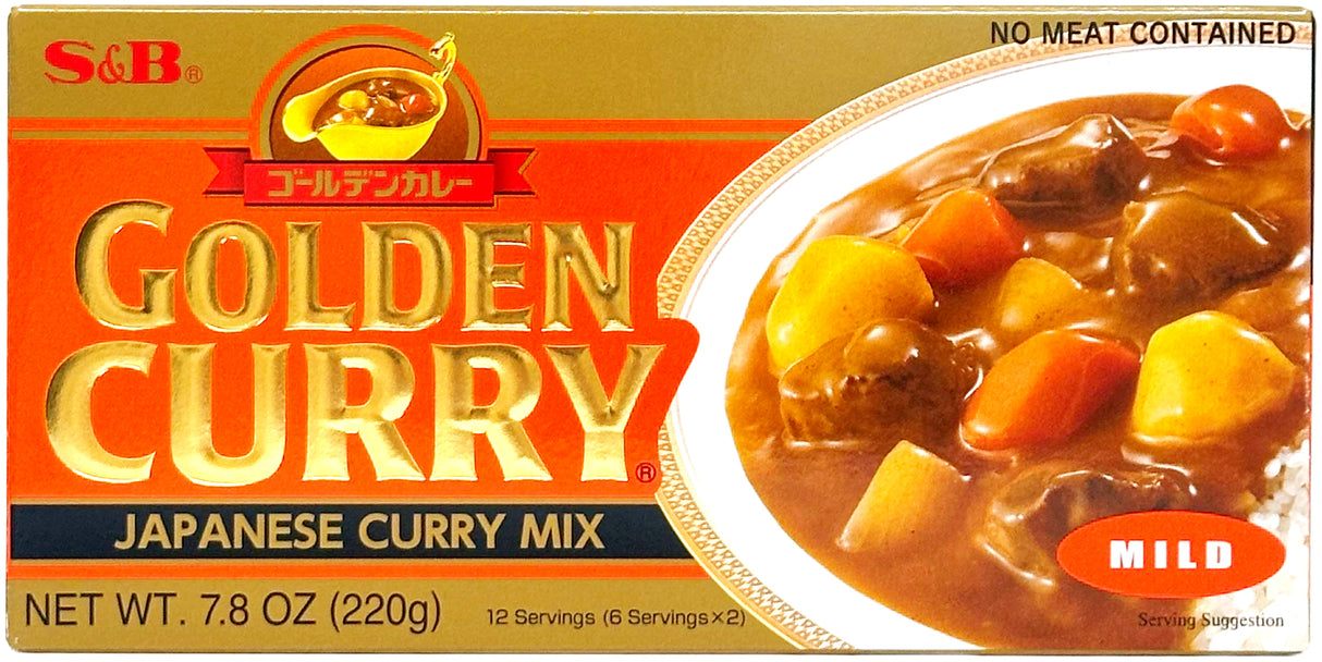 S&B GOLDEN CURRY MIX - MILD (7.8oz)