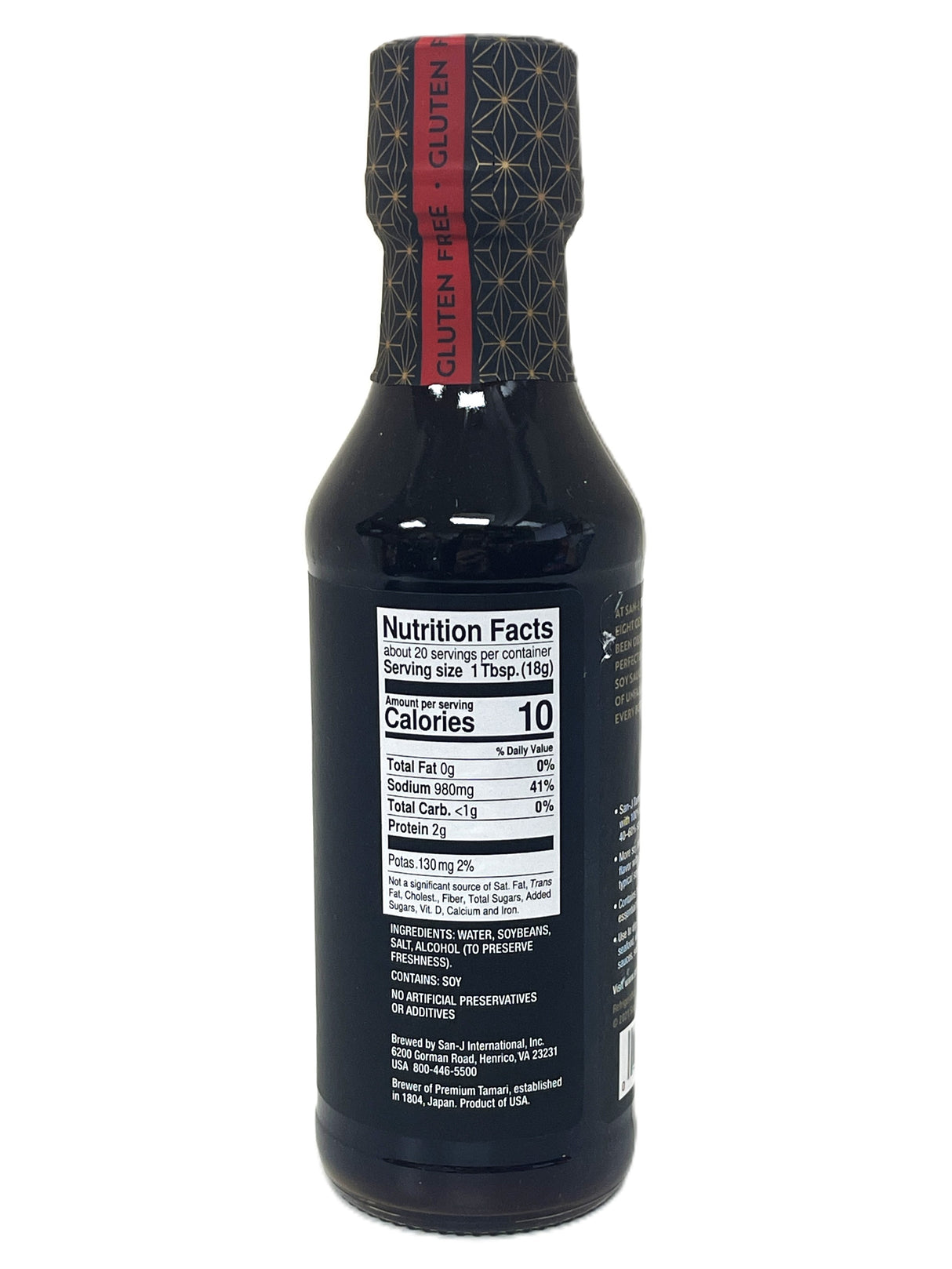 SAN-J TAMARI SOY SAUCE (10oz)