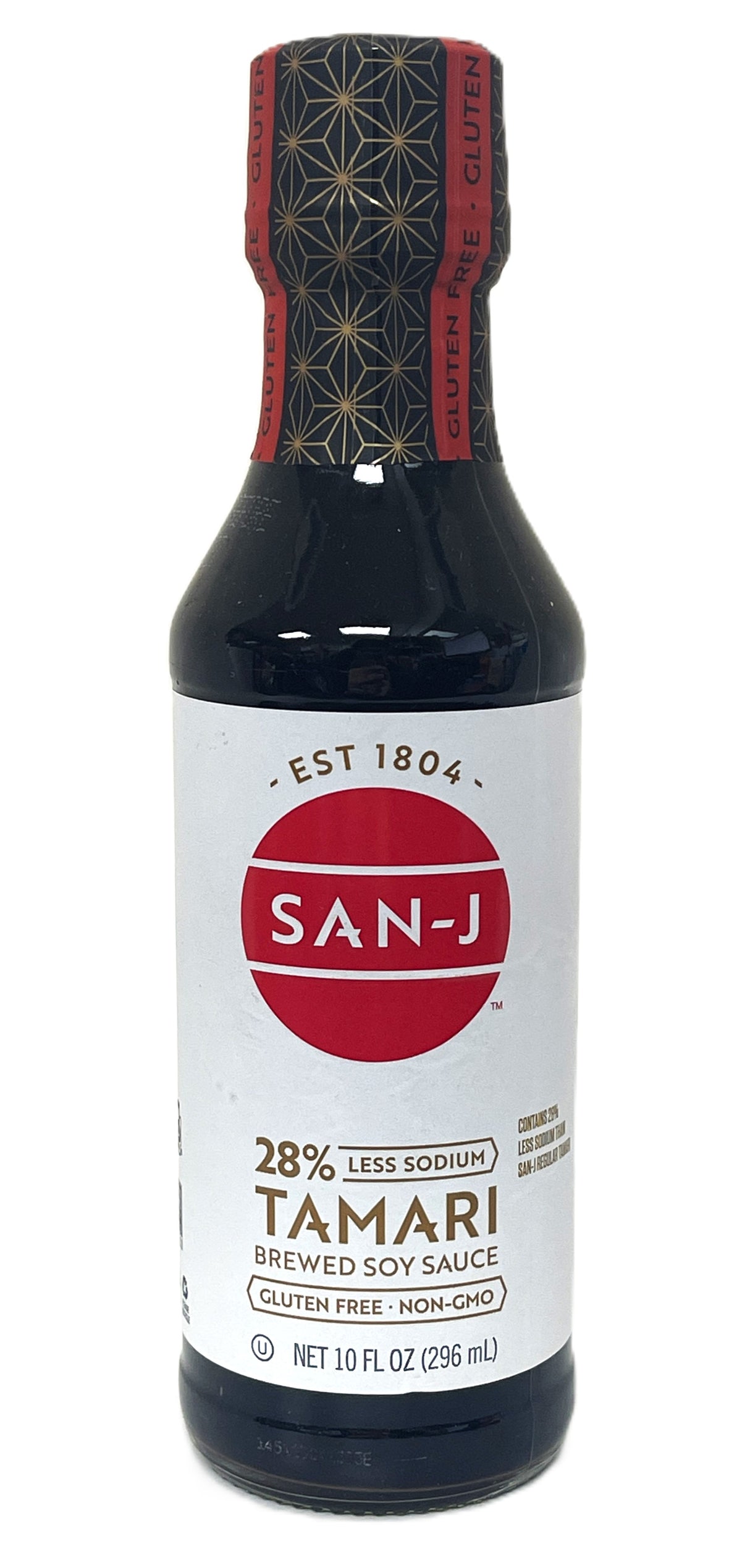 SAN-J TAMARI SOY SAUCE - 28% LESS SODIUM (10oz)