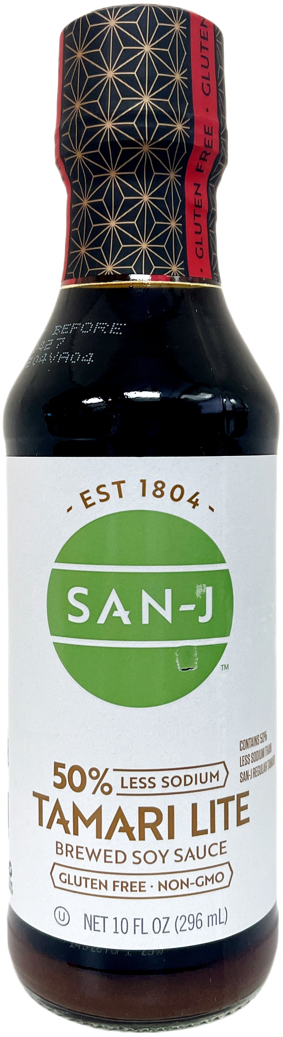 SAN-J TAMARI LITE SOY SAUCE - 50% LESS SODIUM (10oz)