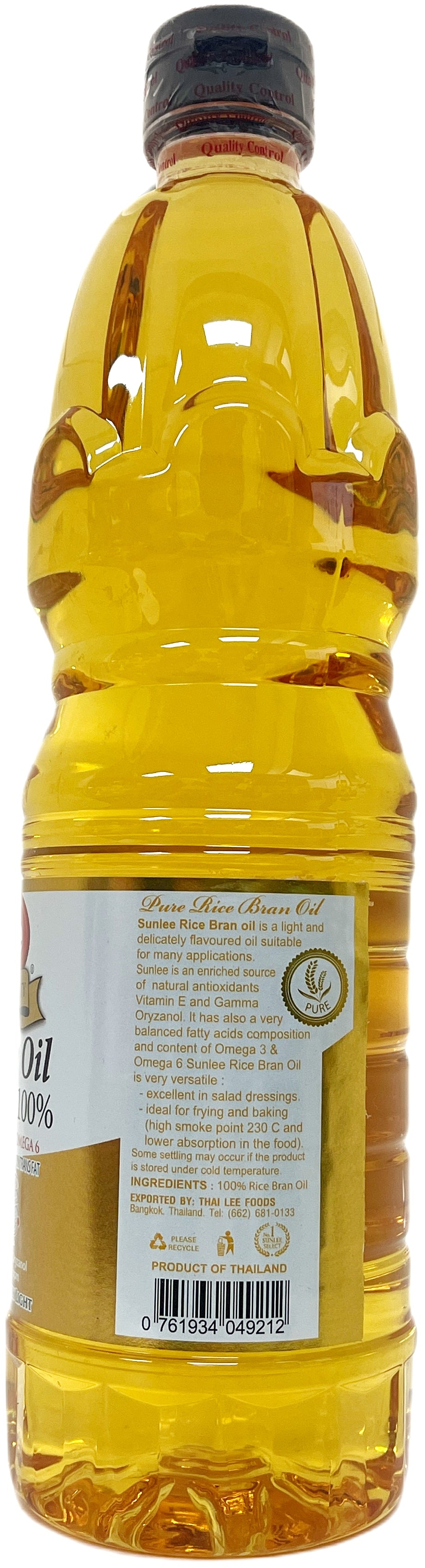 SUNLEE RICE BRAN OIL (33.81oz)