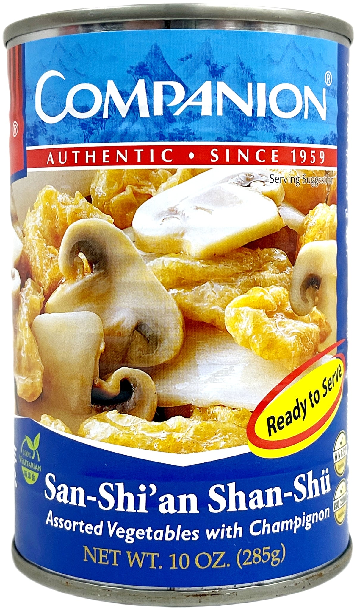 COMPANION ASSORTED VEGETABLES WITH CHAMPIGNON (10oz)