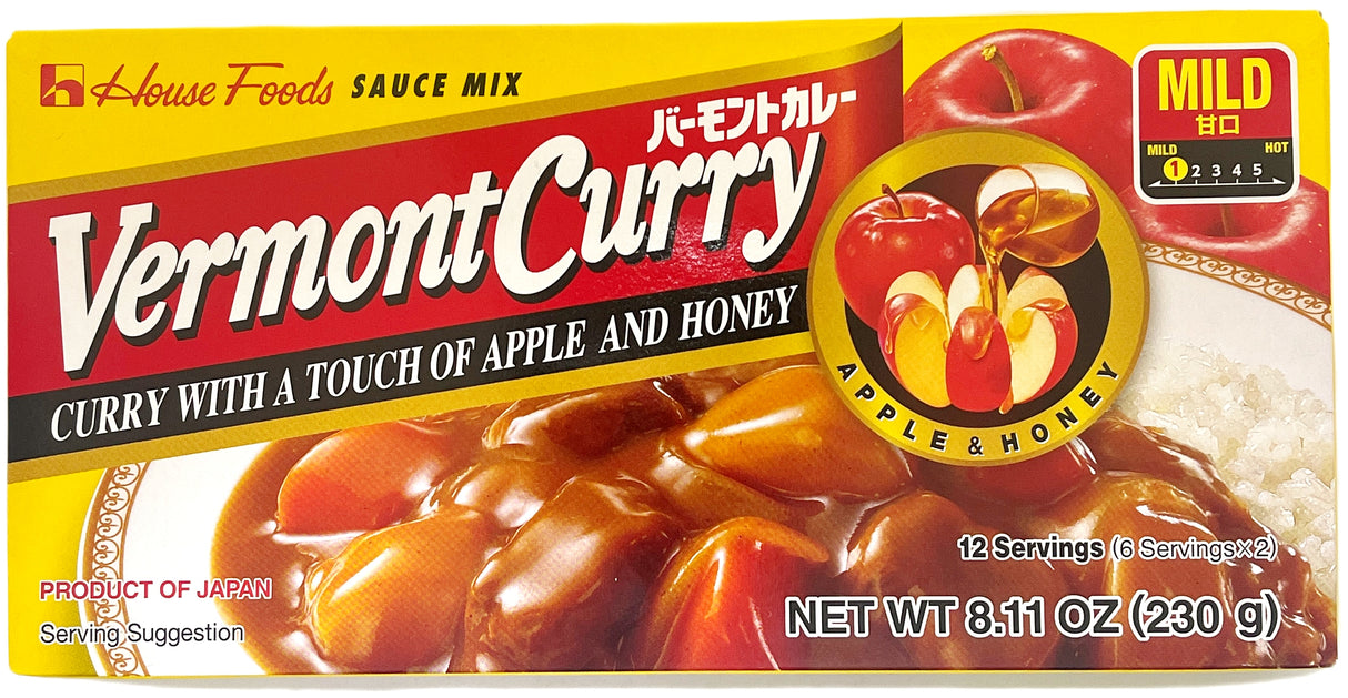 HOUSE FOODS VERMONT CURRY - MILD (8.11oz)