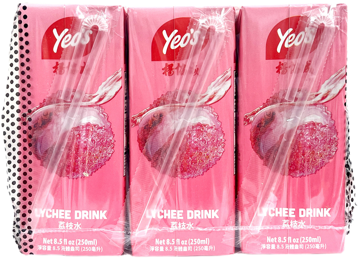 YEO'S LYCHEE DRINK 6PK