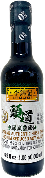LEE KUM KEE AUTHENTIC FIRST-DRAW SOY SAUCE - LOW SODIUM
