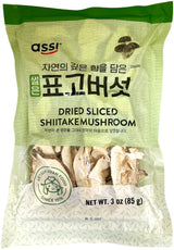 ASSI DRIED SHIITAKE MUSHROOM - SLICED (3oz)