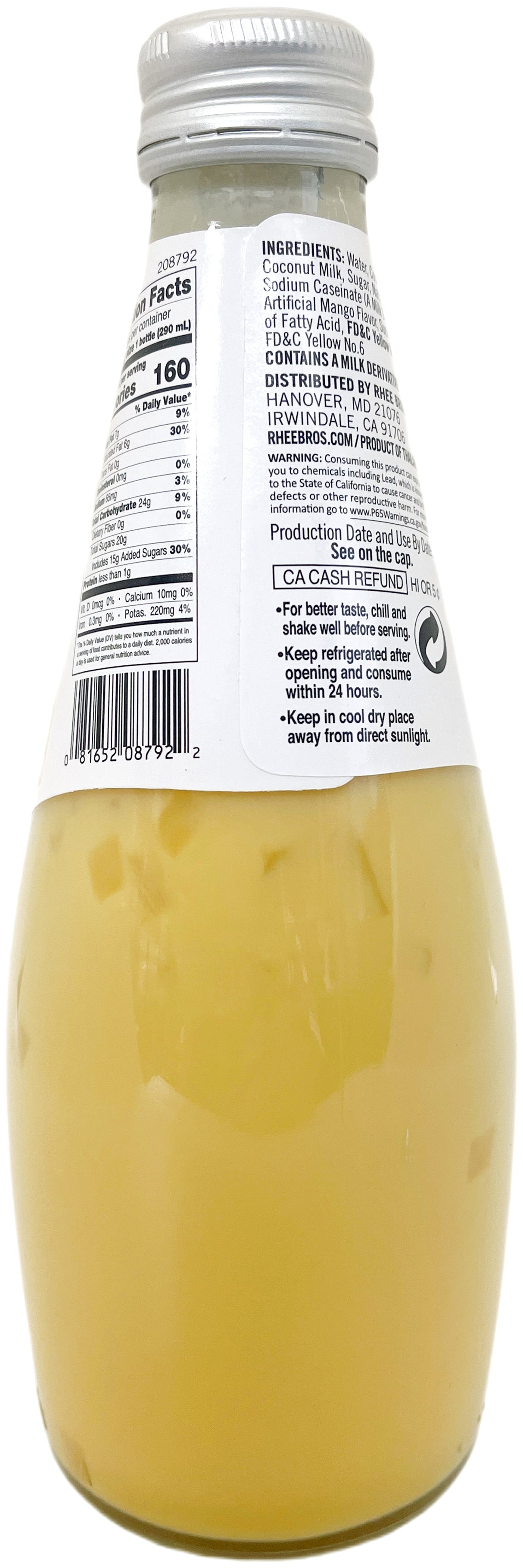 EVERGREEN COCONUT MILK DRINK - MANGO (9.8oz)