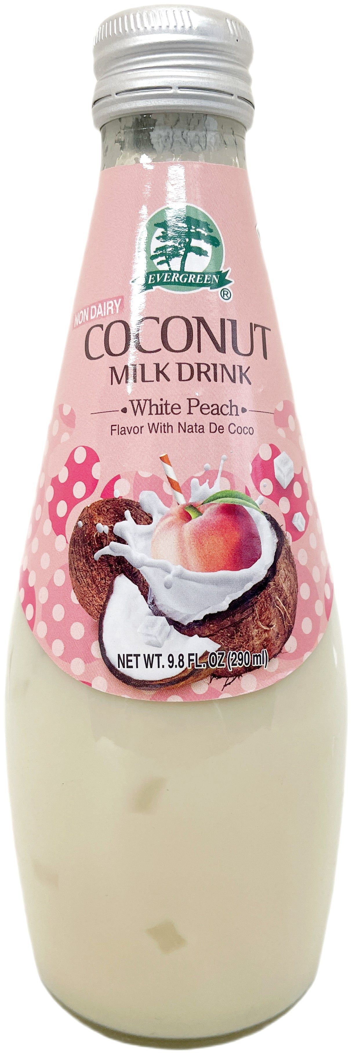 EVERGREEN COCONUT MILK DRINK - WHITE PEACH (9.8oz)