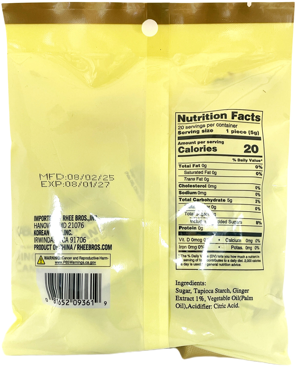 KABUTO GINGER CANDY - ORIGINAL (3.53oz)