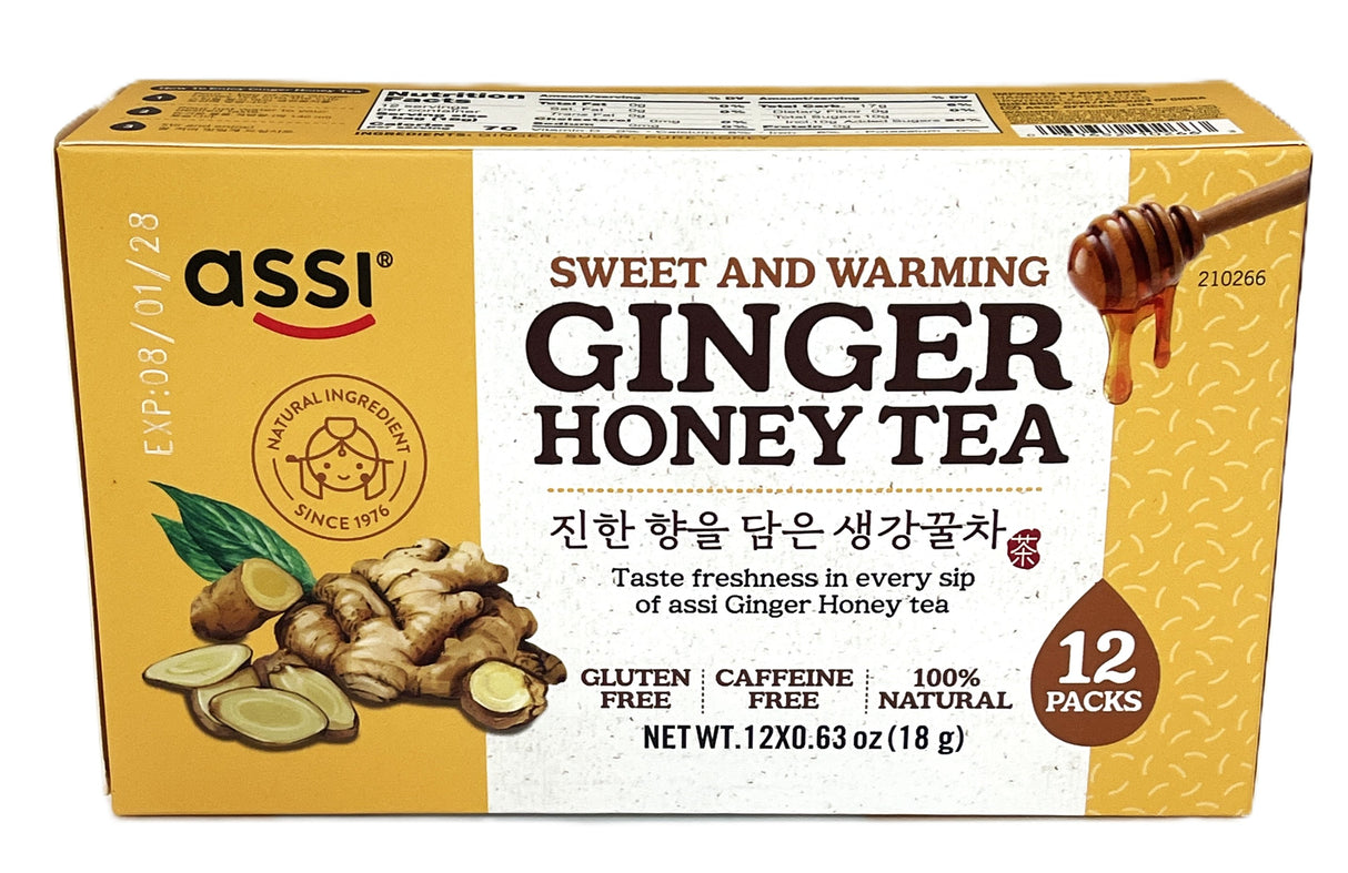 ASSI GINGER HONEY TEA 12PK