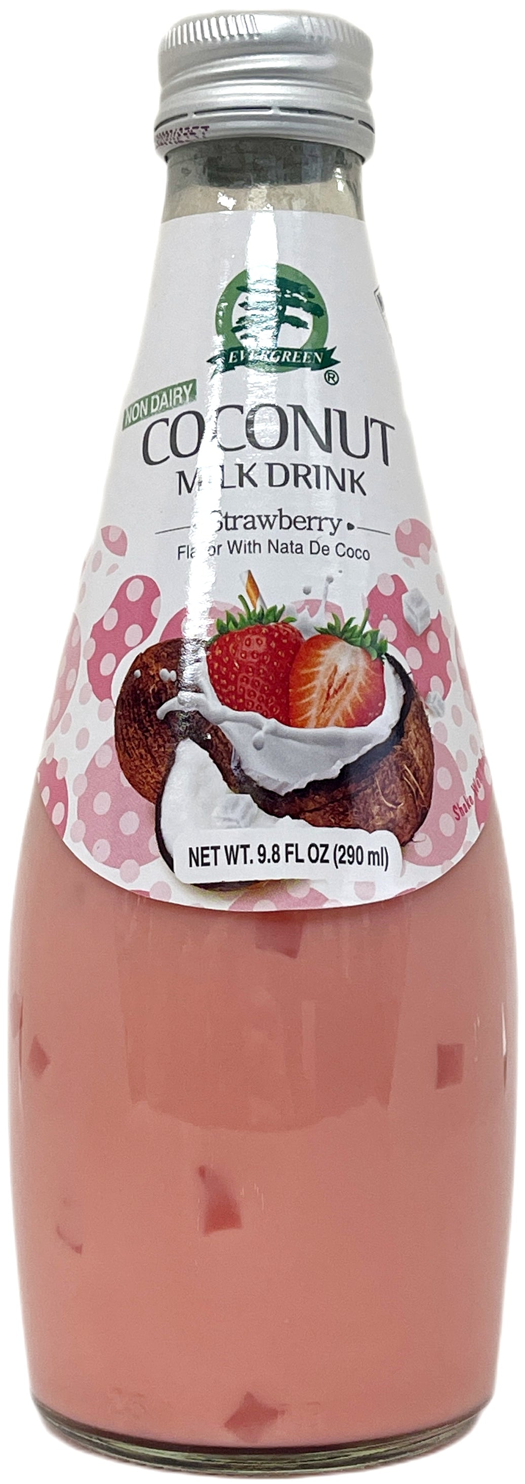 EVERGREEN COCONUT MILK DRINK - STRAWBERRY (9.8oz)