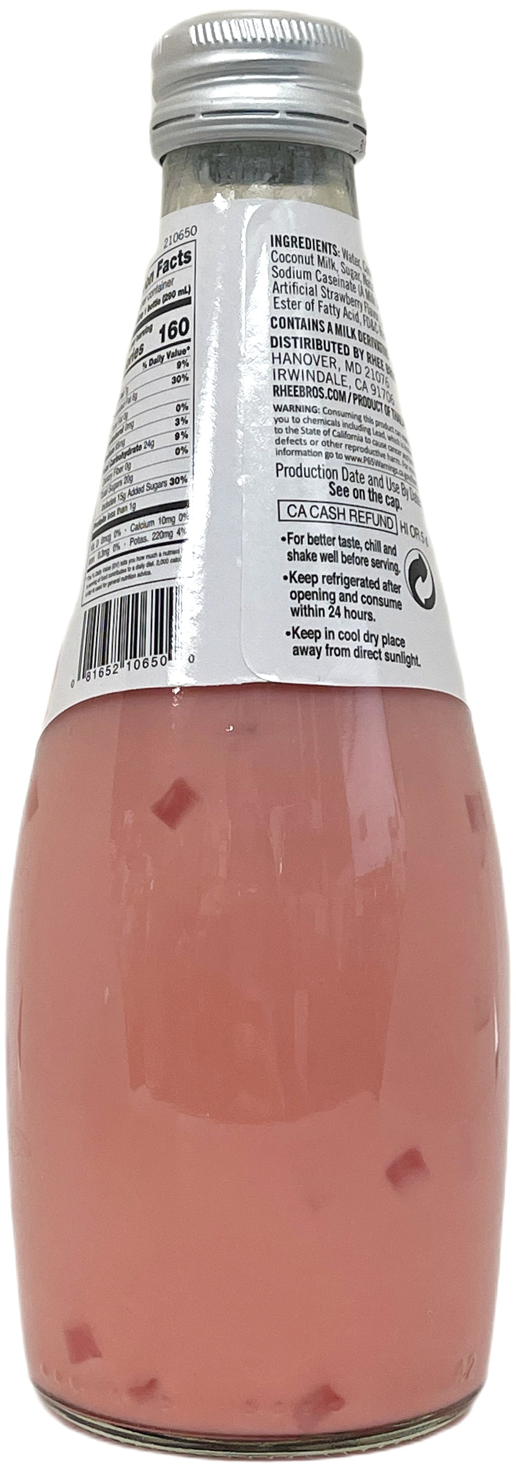EVERGREEN COCONUT MILK DRINK - STRAWBERRY (9.8oz)