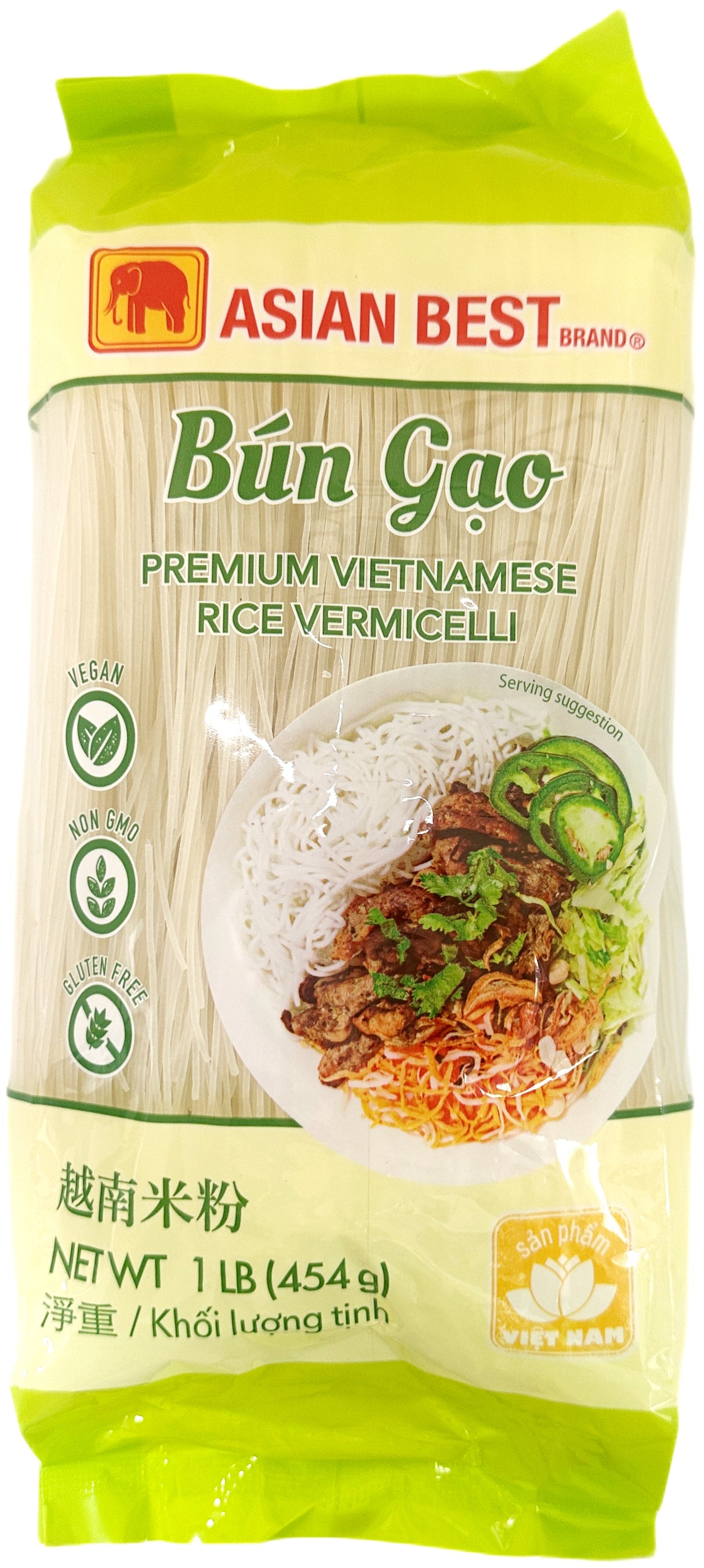 ASIAN BEST BÚN GẠO RICE VERMICELLI (16oz)