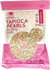 ASIAN BEST SMALL TAPIOCA PEARLS - RAINBOW (16oz)