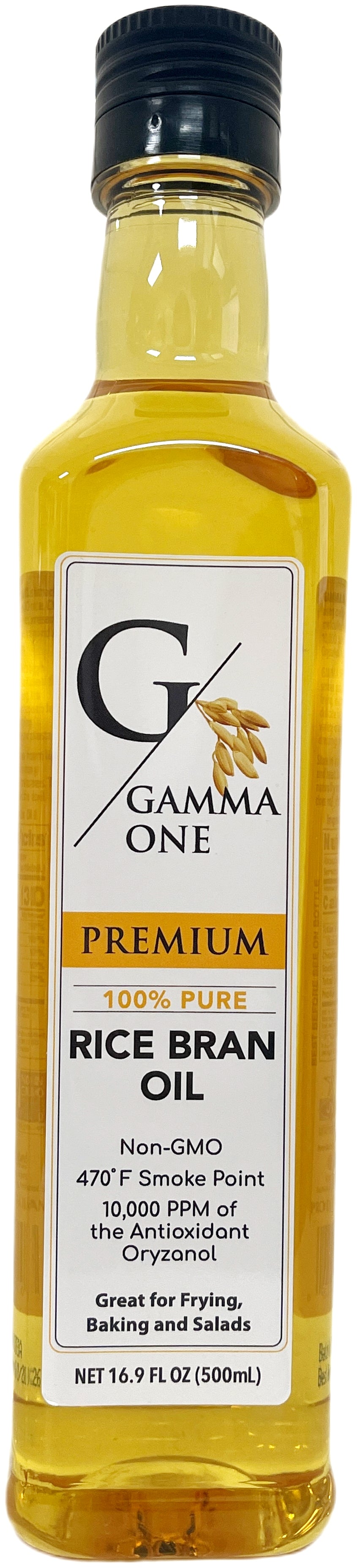 GAMMA ONE PREMIUM RICE BRAN OIL (16.9oz)