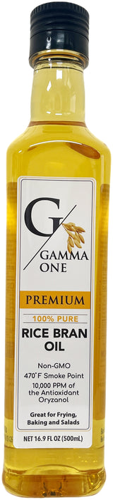 GAMMA ONE PREMIUM RICE BRAN OIL (16.9oz)