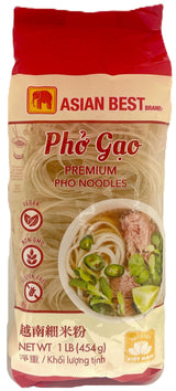 ASIAN BEST PREMIUM PHO NOODLES 3MM (16oz)