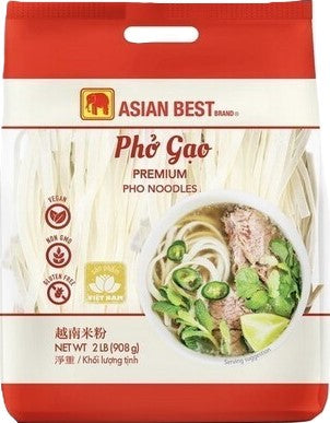 ASIAN BEST PREMIUM PHO NOODLES 3MM (2lb)