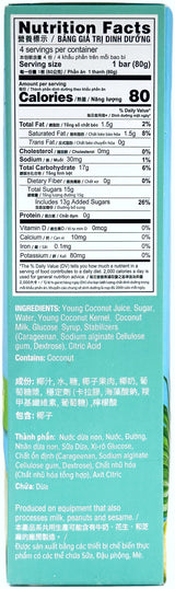 TROPICAL ICE DAIRY-FREE ICE BAR 4PK - COCONUT