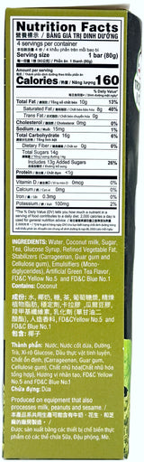 TROPICAL ICE DAIRY-FREE ICE BAR 4PK - GREEN TEA