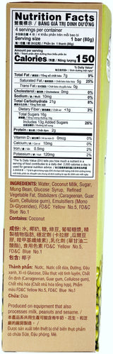 TROPICAL ICE DAIRY-FREE ICE BAR 4PK - MUNG BEAN