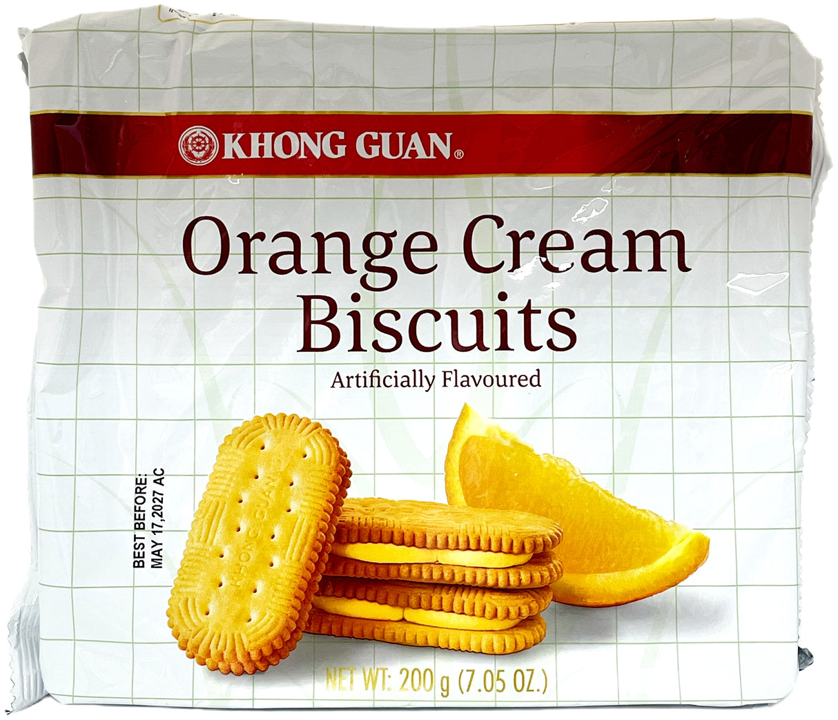 KHONG GUAN ORANGE CREAM BISCUITS (7.05oz)