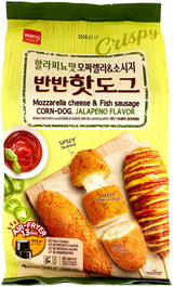 WANG FISH SAUSAGE CORN DOG 4PK - MOZZAERLLA & JALEPENO