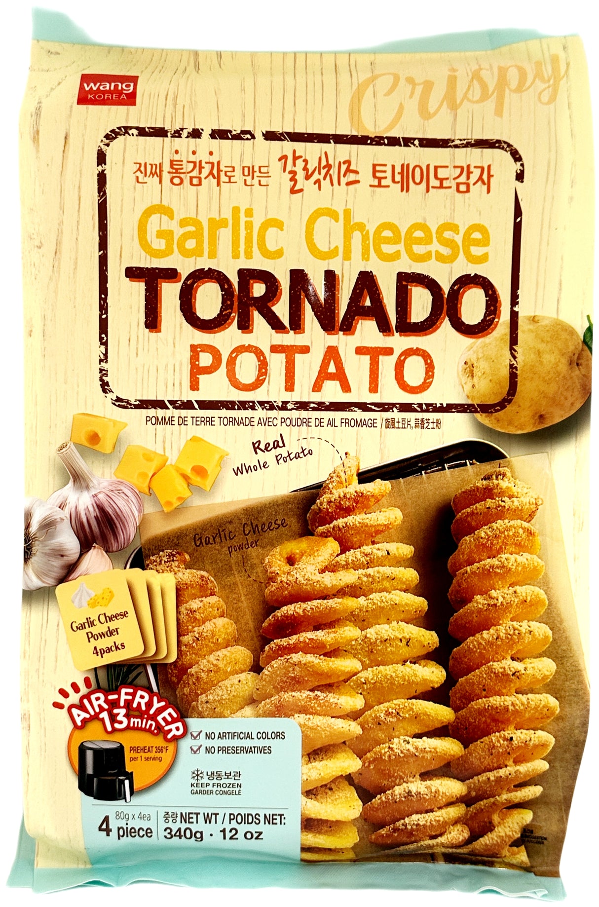 WANG TORNADO POTATO 5PK - GARLIC CHEESE
