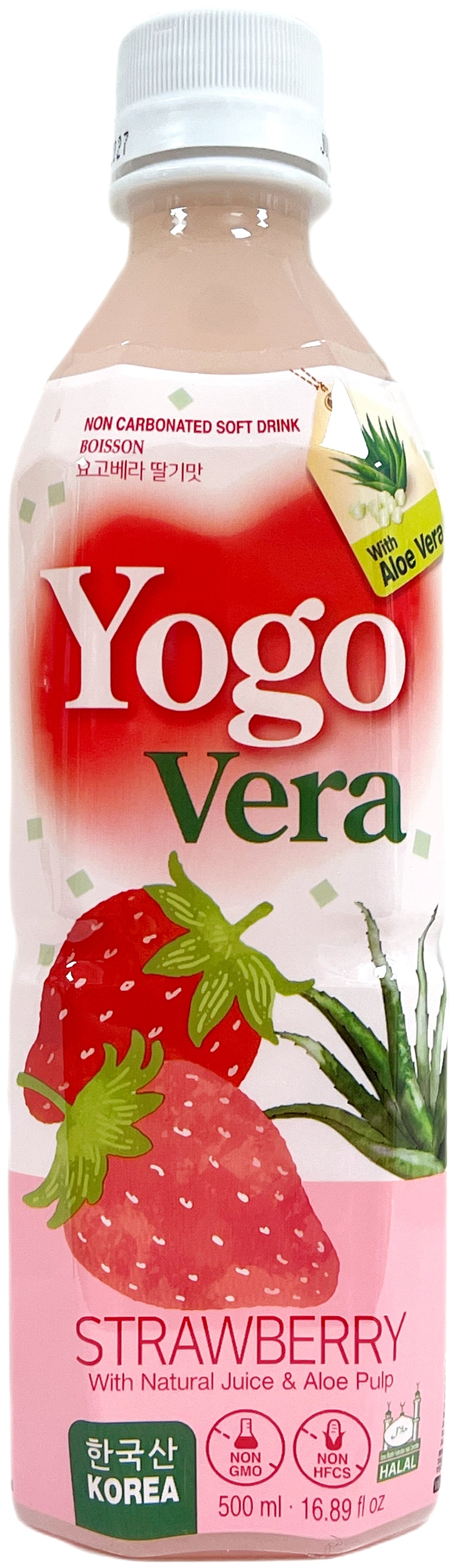 WANG YOGO VERA DRINK - STRAWBERRY (16.89oz)