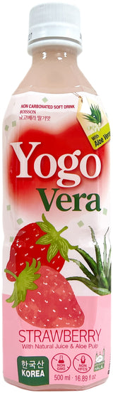 WANG YOGO VERA DRINK - STRAWBERRY (16.89oz)