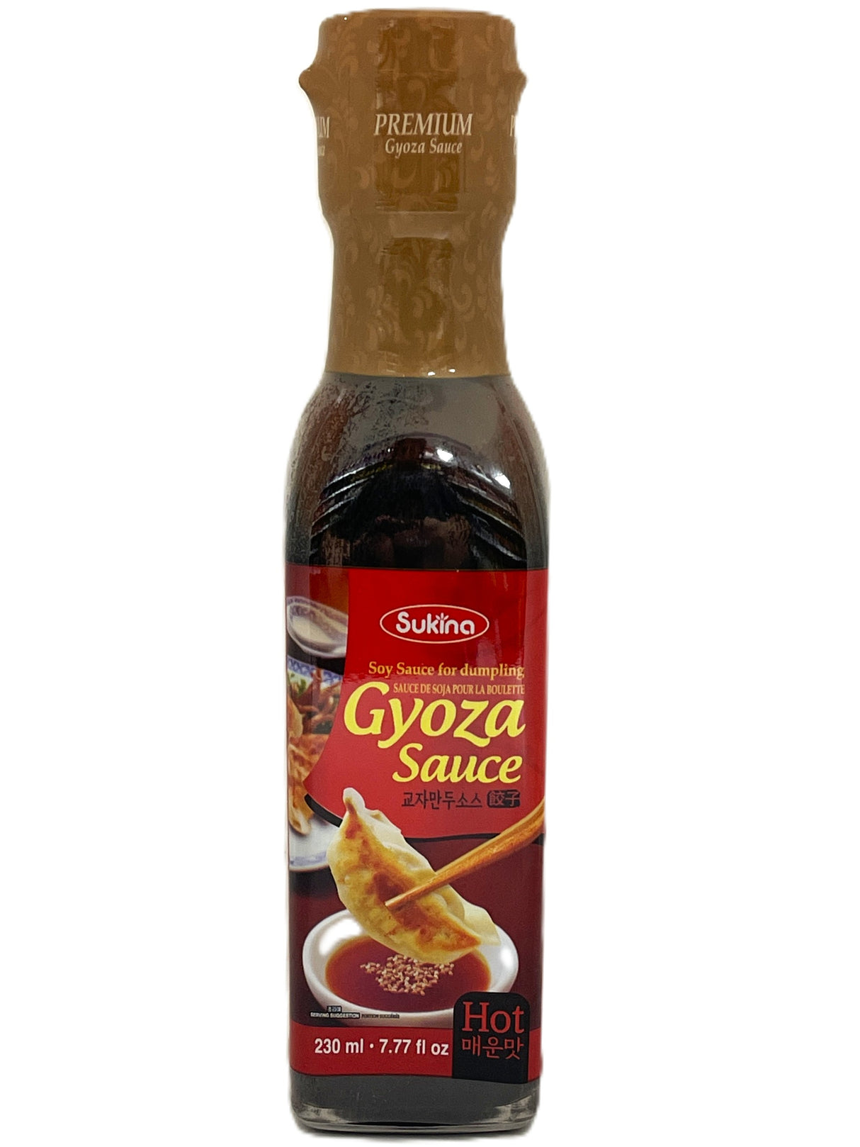 SUKINA GYOZA SAUCE - HOT (7.77oz)